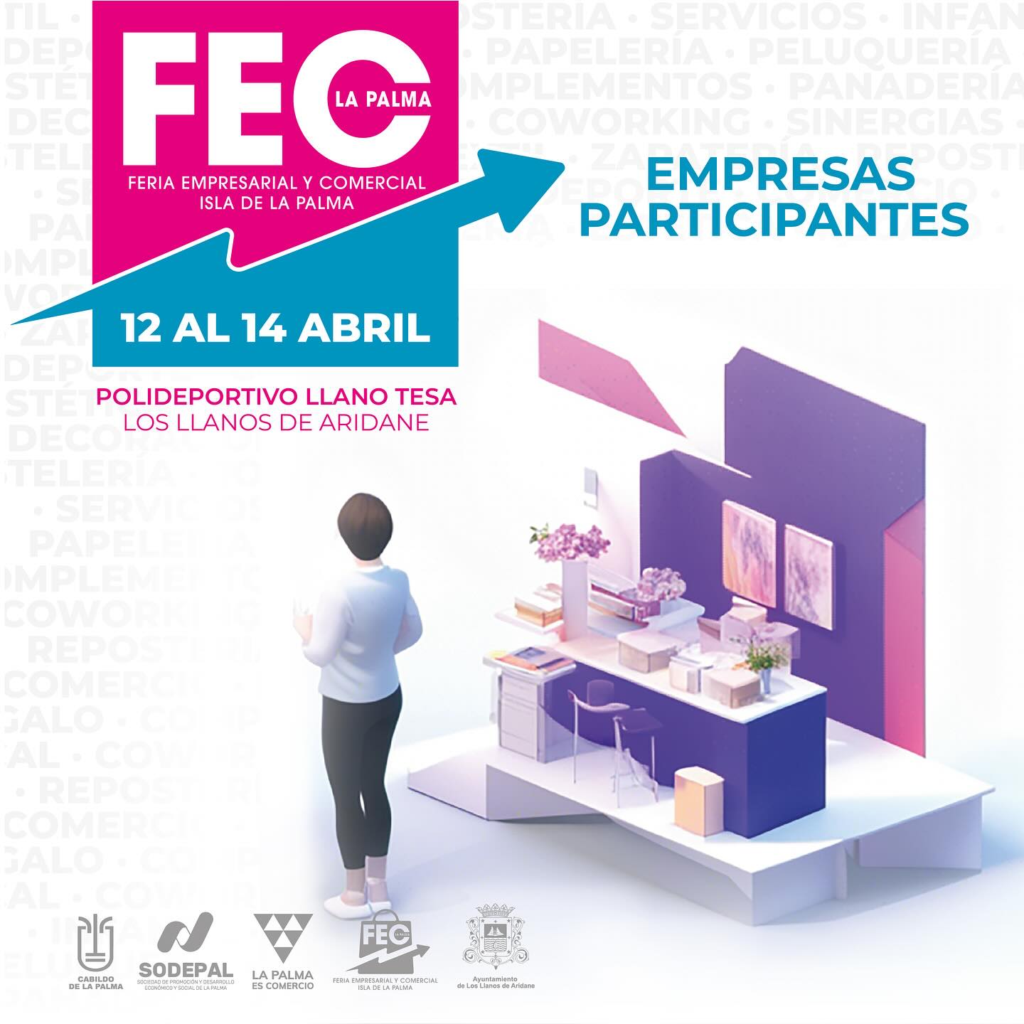 Más de 40 negocios participarán en la nueva edición de la Feria Empresarial y Comercial de La Palma