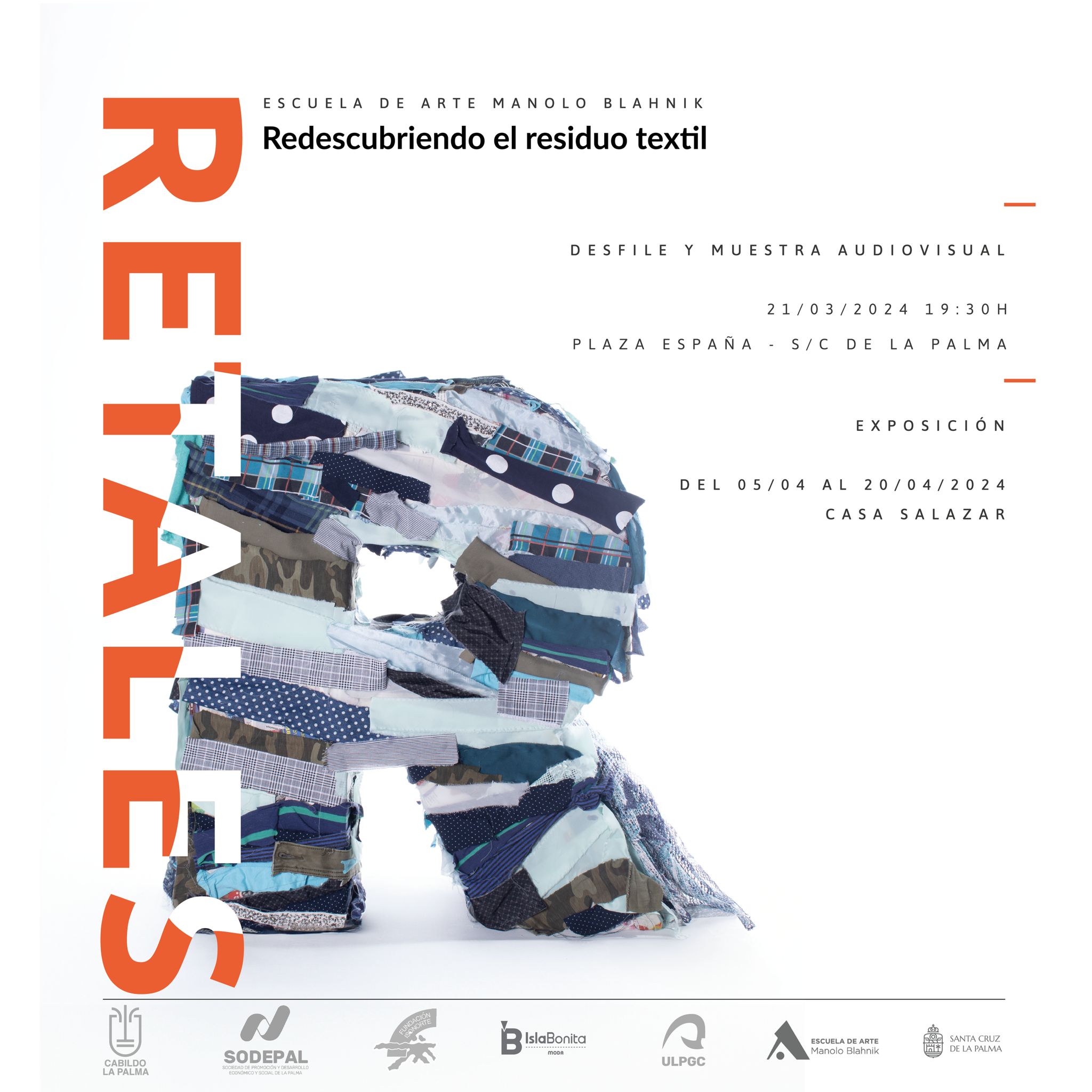La Escuela de Arte Manolo Blahnik y Sodepal presentan el proyecto de reciclaje textil ‘Retales’ en la Plaza de España de la capital palmera
