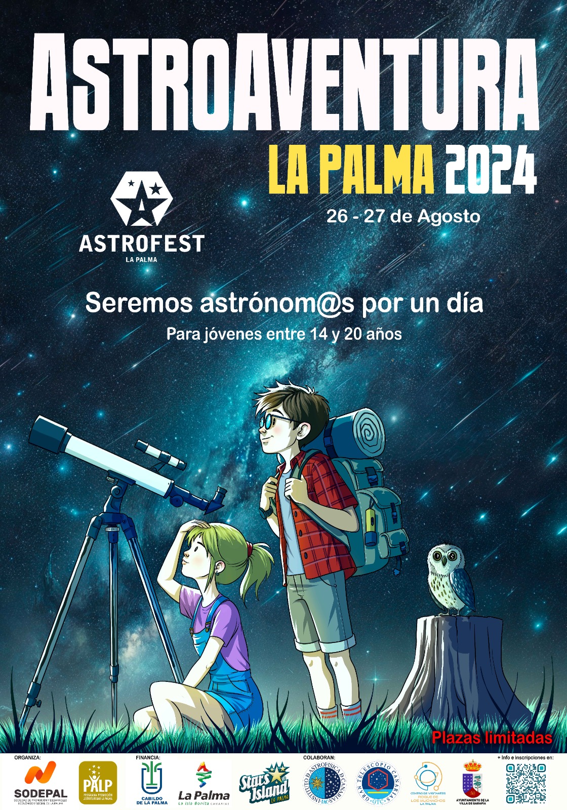 El Cabildo abre el plazo de inscripciones para la nueva edición del ‘AstroAventura La Palma’