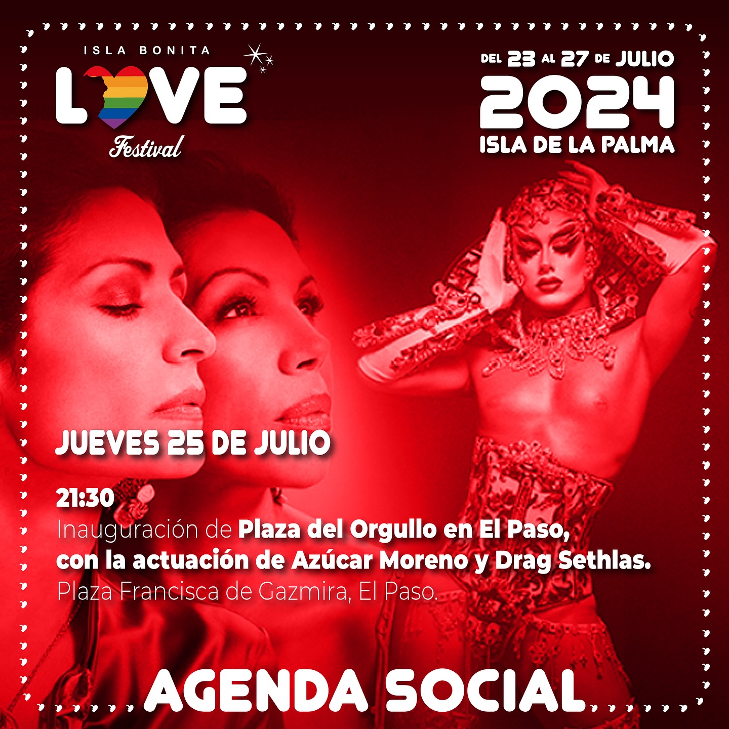 El Love Festival llenará de orgullo la Plaza Francisca Gazmira de El Paso